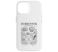 Caprichoso Dubrovnik Croacia Shelling Beach Travel Carcasa para iPhone 14