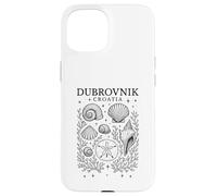 Caprichoso Dubrovnik Croacia Shelling Beach Travel Carcasa para iPhone 15