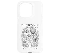 Caprichoso Dubrovnik Croacia Shelling Beach Travel Carcasa para iPhone 15 Pro