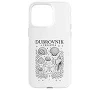 Caprichoso Dubrovnik Croacia Shelling Beach Travel Carcasa para iPhone 15 Pro Max