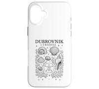 Caprichoso Dubrovnik Croacia Shelling Beach Travel Carcasa para iPhone 16 Plus