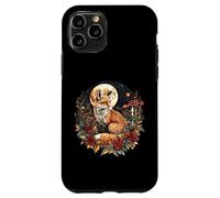 Caprichoso Fox Cottagecore Luna Llena Dark Academia Carcasa para iPhone 11 Pro