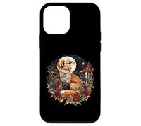 Caprichoso Fox Cottagecore Luna Llena Dark Academia Carcasa para iPhone 12 mini