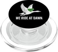 Caprichoso We Ride at Dawn Funny Frog and Goose PopSockets PopGrip para MagSafe