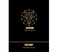 Capricorn 2026 A4 Diary - Week & Month to view | Business or Personal with Notebook Pages | Great Gift for Astrology & Zodiac Fans: Jan 2026 - Jan ... | Monthly & Weekly planner | Annual goals