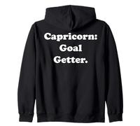 Capricorn: Goal Getter Motivational Energy Sudadera con Capucha
