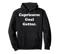 Capricorn: Goal Getter Motivational Energy Sudadera con Capucha