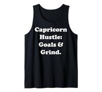 Capricorn Hustle: Goals & Grind Motivation Camiseta sin Mangas