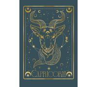 Capricorn Zodiac Journal: Horoscope Notebook with Tarot Card Style Astrological Sign | Beautiful paperback Zodiac Journals for Gifts and Astrology Lovers: 6” x 9” Lined Notebook 120 pages