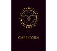 Capricorn Zodiac Notebook - 400 Page Lined Journal, Hardcover Black with Gold Capricorn Sign | Astrology Gift, Manifestation Journal: Writing Notebook for Capricorn Lovers & Stationery Fans