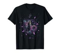 Capricorn Zodiac Sign Flower December January Birthday Camiseta