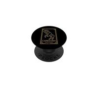 Capricornio Art Deco Zodiac Graphic PopSockets PopGrip Adhesivo