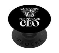 Capricornio los Zodiacos CEO Capricornio PopSockets PopGrip Adhesivo