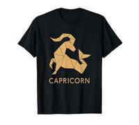 Capricornio Origami Zodiac Gráfico Camiseta