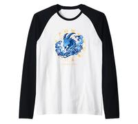 Capricornio Zodiaco Astrología Horóscopo Constelación Celestial Camiseta Manga Raglan