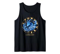 Capricornio Zodiaco Astrología Horóscopo Constelación Celestial Camiseta sin Mangas