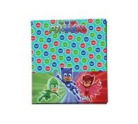 CAPRILO Lote de 2 Manteles Decorativos Infantiles para Mesas PJ Masks 120 x 180cm. Juguetes y Regalos Baratos para Fiestas de Cumpleaños, Bodas, Bautizos, Comuniones y Eventos. Decoración Hogar.