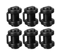 Caps de malla elástica de 1 pulgadas para cerrar cubiertas, soportes de gancho duradero | Recambio Parts for Net Safety Poles, Bounce Accessories | Outdoor Trampoline Supply for Backyard, Kids, Sports