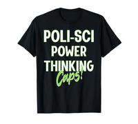 Caps de Pensamiento Ciencia Política Humor Académico Camiseta