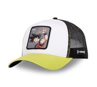 Capslab Angel Goku Dragon Ball Z Blanco Amarillo Gorra de Camionero