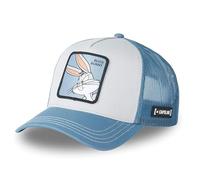 Capslab Bugs Bunny Looney Tunes Gris Claro y Oscuro Gorra de Camionero