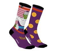 Capslab Calcetines Dragon Ball Z | Original de Piccolo y Esferas, Comodidad y Estilo para Fans | Ideal con Zapatillas o Look Urbano Atrevido | Morado y Rosa (FR/ES, Números, 39, 42, Regular)