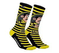 Capslab Calcetines Lucky Luke con Joe Dalton - Calcetines de cómic con licencia oficial para hombre y mujer - Cómodos calcetines de algodón con diseño western icónico - - 39-42
