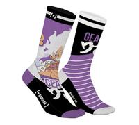 Capslab Calcetines One Piece Mono D. Ruffy - Calcetines de anime con licencia oficial - Cómodos calcetines de algodón con Ruffy Gear 5 - - 43-46