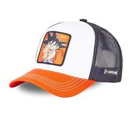 Capslab Goku Dragon Ball Z Blanco Naranja Gorra de Camionero