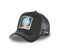 Capslab Goku Dragon Ball Z Negro Gorra de Camionero