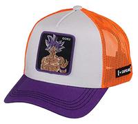 Capslab Goku Dragon Ball Z White Orange Trucker Cap - One-Size
