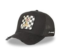 Capslab Gorra de Hombre y Mujer, Gorra Trucker de Looney Tunes, Ajustable con Snapback, Negro , Talla única