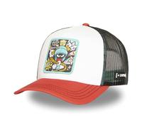 Capslab Gorra Hombre y Mujer, Gorra Trucker Looney Tunes, Ajustable mediante el Snapback, Rojo/negro/blanco/turquesa, Talla única