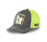 Capslab Gorra Hombre y Mujer, Gorra Trucker Rick et Morty, Ajustable mediante el Snapback, gris, Talla única