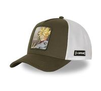 Capslab Gorra para hombre y mujer, Dragon Ball Super, Gorra Trucker, Ajustable, Caqui Talla TU