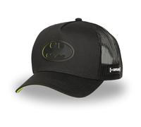 Gorra para hombre y mujer DC Comics, Gorra Trucker Ajustable por Snapback, negro/amarillo, Talla única