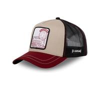 CAPSLAB | Gorra Trucker Beige Y Roja Platform 9 3/4 EXP4 Harry Potter | Cierre Snapback, Visera Curva | Gorra Verano Multicolor | Gorra De Camionero 100% Original | Gorras Transpirables | Gorra Unisex