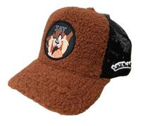CAPSLAB Gorra Trucker Marrón Diablo de Tasmania