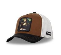 Capslab Gorra Trucker Mona Lisa de béisbol Baseball (Talla única - marrón-Negro)