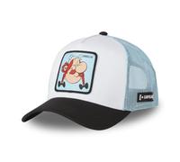 Gorra Asterix y Obélix, Gorra para Hombre y Mujer, Ajustable con el Snapback, Blanco/Negro/Azul Claro, Talla única