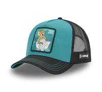 Capslab Gorra Trucker Tom & Jerry Laughing de béisbol Baseball (Talla única - Turquesa)