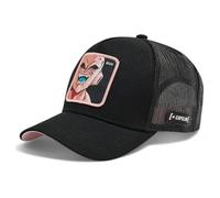 Capslab Gorras para Hombre Dragon Ball - Gorra Trucker - con Parches Bordados de Goku, Vegeta y mas - Consigue un Look Moderno y Muestra tu pasión por Dragon Ball - Comodidad y Estilo. BUU, Negro