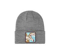 CAPSLAB Gorro para hombre y mujer, Looney Tunes, Gorro Coyote, suave y cálido, gris, Talla única