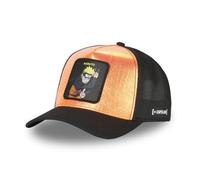 Capslab Itachi Naruto Gorra Snapback Negra Ajustable, naranja, Talla única