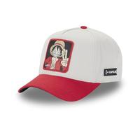 Capslab Luffy One Piece Beige Rojo Gorra Ajustable con Snapback