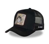 Capslab Luffy One Piece Negro Gorra de Camionero Ajustable