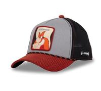 Capslab Sam Bigotes Looney Tunes Pana Gris Rojo Negro Gorra de Camionero Ajustable