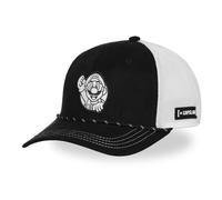 Capslab Semi Curved Super Mario Cap Basecap Truckercap Truckercap Meshcap Mujer Hombre - Snapback con visera Primavera-Verano Otoño Invierno Primavera Verano Otoño Invierno - Talla única Negro
