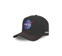 Capslab Space Mission NASA Cap CL-NASA-1-NAS5, Mens Cap with a Visor, Black, One Size EU