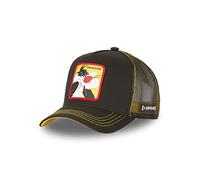 Capslab Sylvester Looney Tunes Black Black Yellow Trucker Cap - One-Size